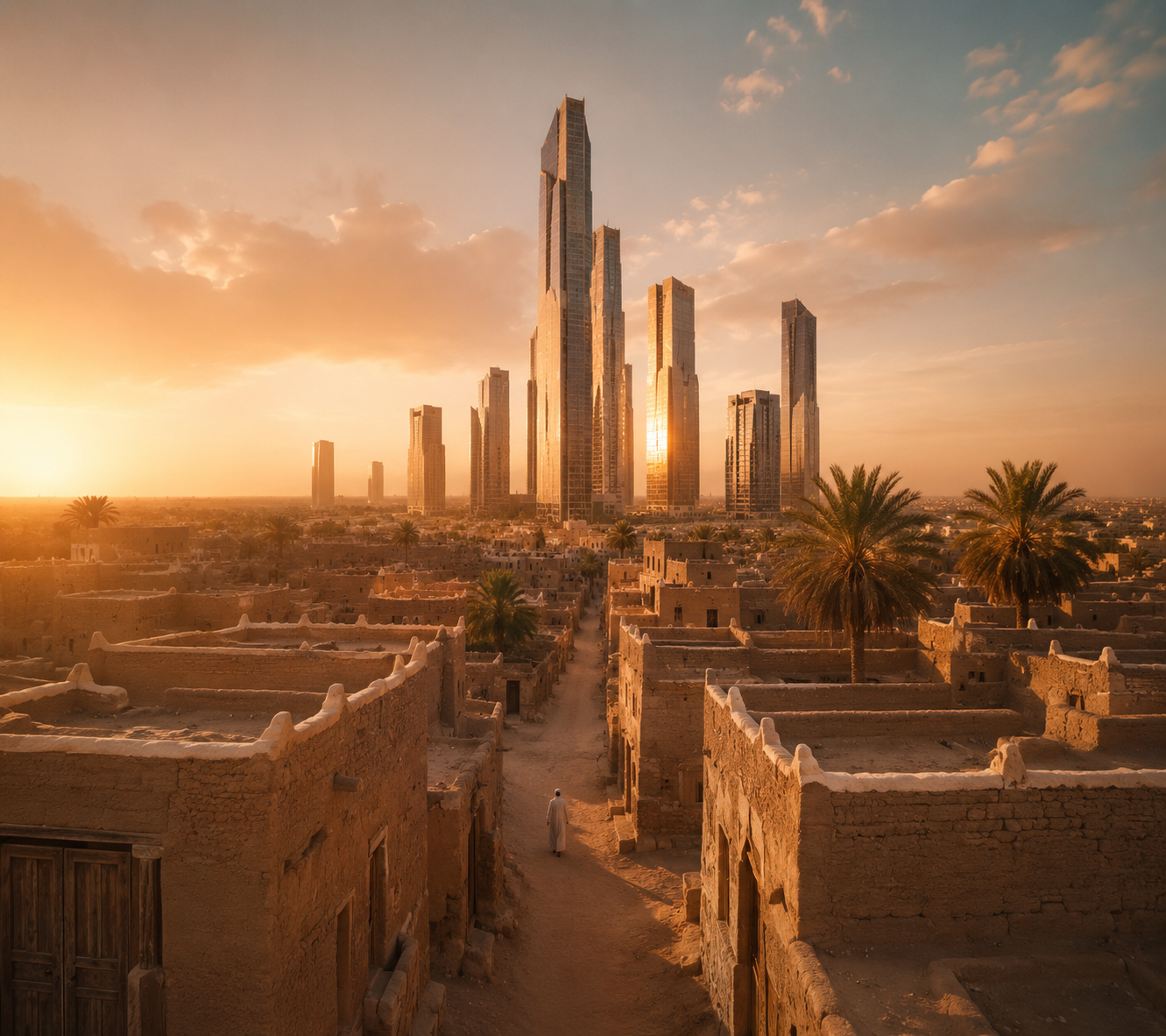 Riyadh — Najdi heritage meets modern skyline